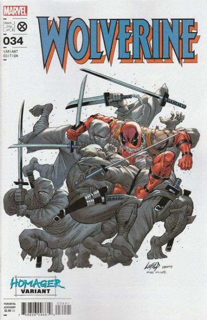 Wolverine, Vol. 7 #34B Rob Liefeld Homage Variant