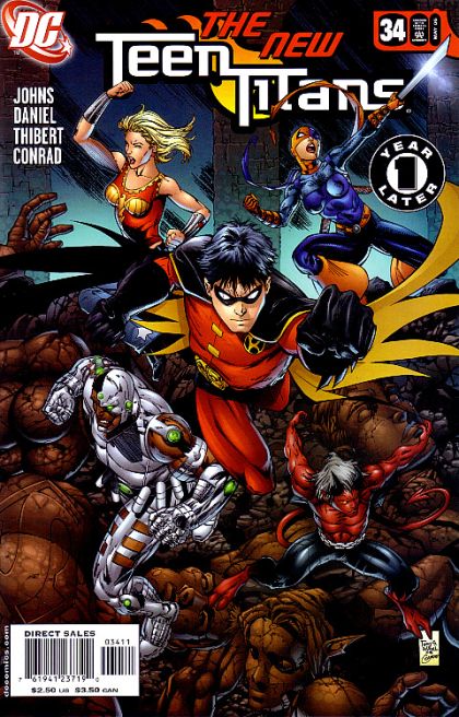 Teen Titans, Vol. 3 #34A Regular Tony Daniel Cover