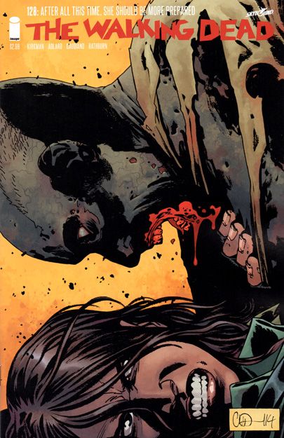 The Walking Dead #128 Regular Charlie Adlard & Dave Stewart Cover