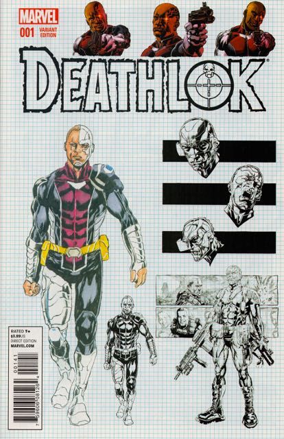 Deathlok, Vol. 5 #1D 25 Copy Incentive Mike Perkins Design Variant