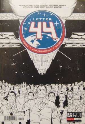 Letter 44 #1D Preview BW Variant