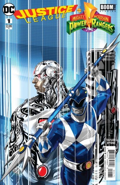 Justice League / Mighty Morphin Power Rangers #1G Dustin Nguyen Cyborg Variant