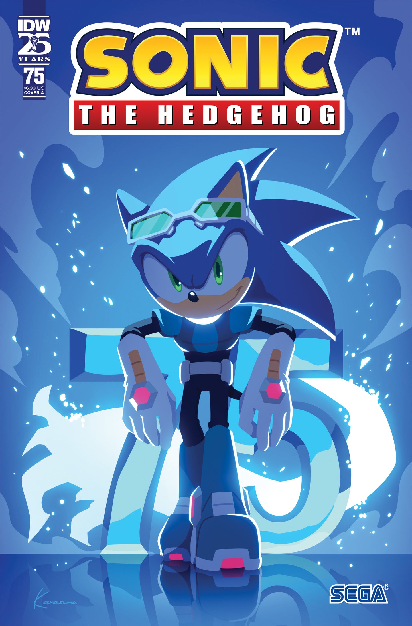 Sonic The Hedgehog #75 Cover A (Sonic Team)