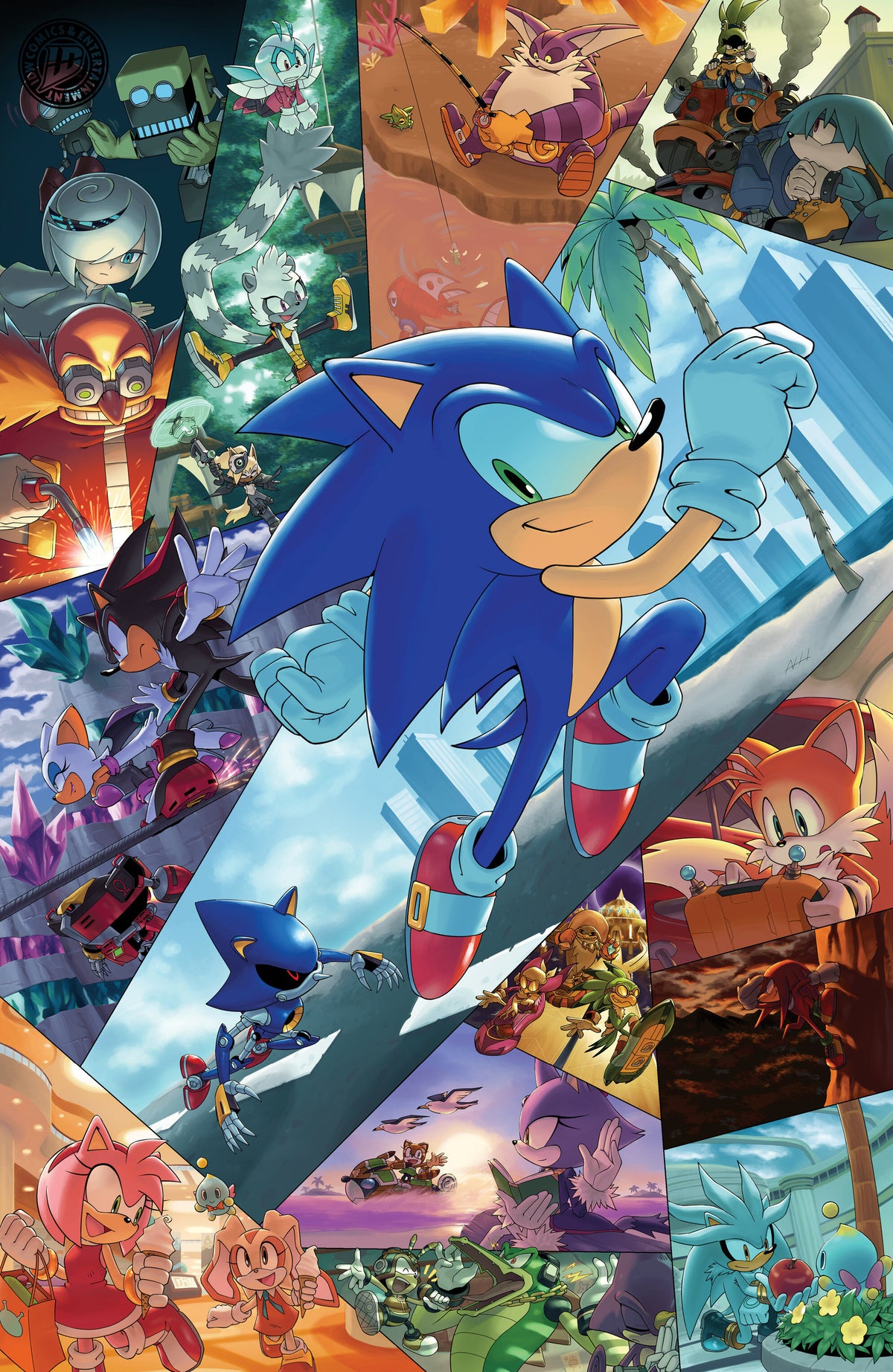 Sonic The Hedgehog #91 Variant Ri (25) (Hammerstrom Full Art)