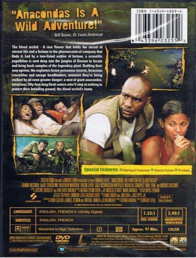 Anacondas: The Hunt for the Blood Orchid (2004) Collectors Edition - DVD