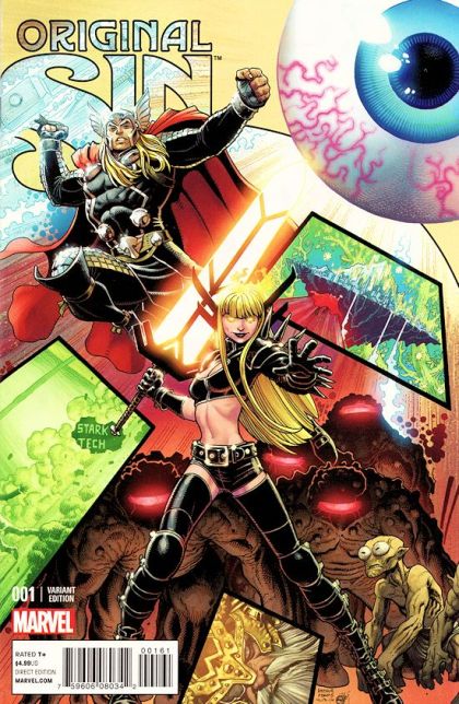 Original Sin #1F Variant Arthur Adams Interlocking Battle Cover