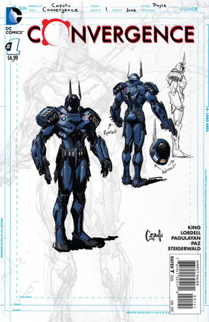 Convergence #1D Greg Capullo Variant Cover