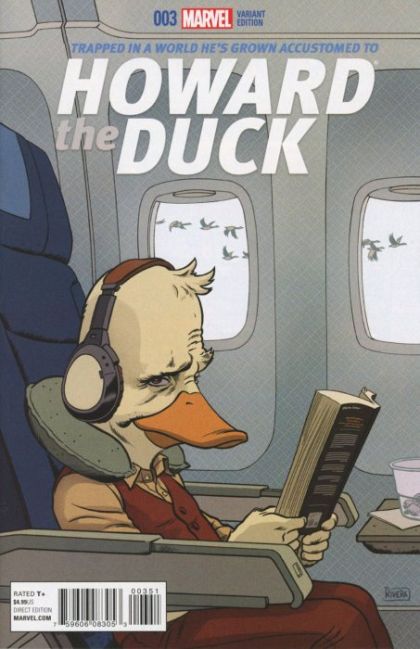 Howard the Duck, Vol. 5 #3E Incentive Paolo Rivera Variant Cover