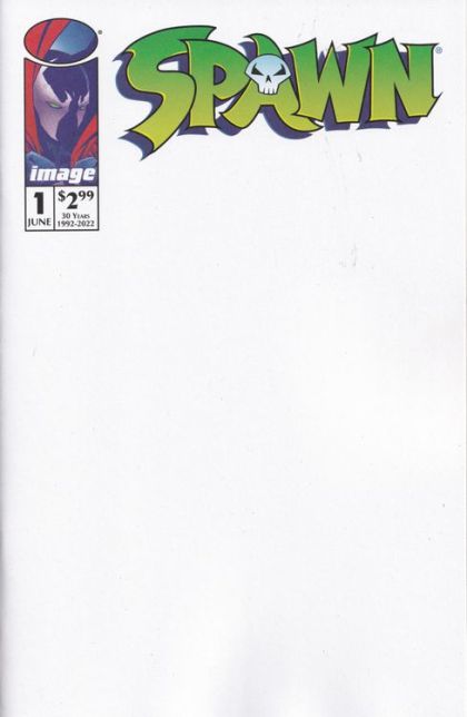 Spawn #1N Blank 30th Anniversary Director's Cut Variant