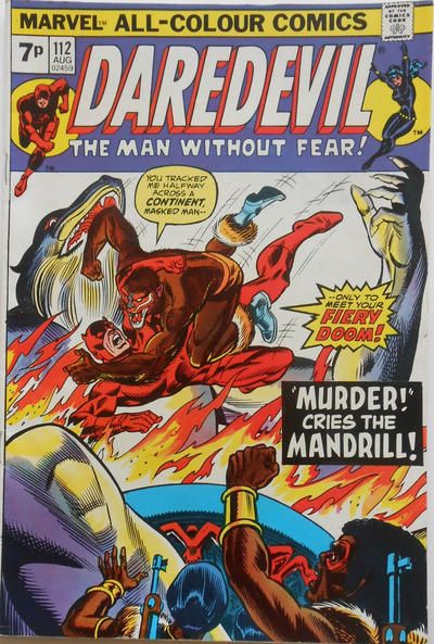 Daredevil, Vol. 1 #112B UK Price Variant