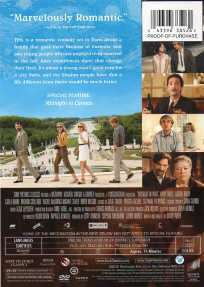 Midnight in Paris (2011) - DVD