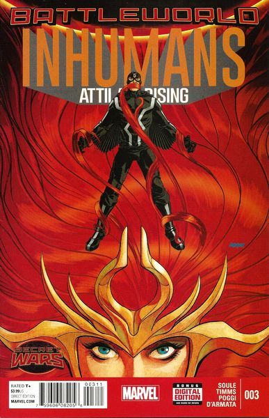 Inhumans: Attilan Rising #3A Regular Dave Johnson Cover