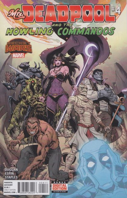 Mrs. Deadpool And The Howling Commandos #4A Giuseppe Camuncoli 1:25 Cover