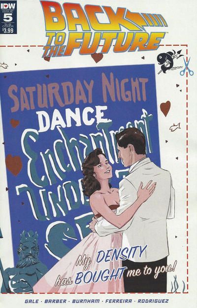 Back To The Future (IDW Publishing) #5B Dan Schoening Valentine's Day Card Variant