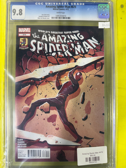 Amazing Spider-man #679 CGC 9.8