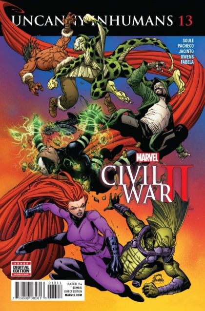 The Uncanny Inhumans #13A Regular Ryan Stegman Cover