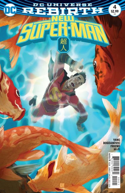 New Super-Man #4B Variant Bernard Chang Cover