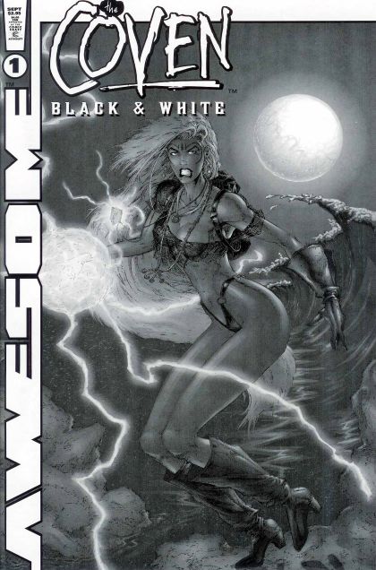 The Coven: Black & White #1A Ian Churchill Black and White Cover