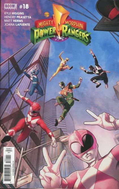 Mighty Morphin Power Rangers, Vol. 1 (Boom! Studios) #18A Jamal Campbell Regular