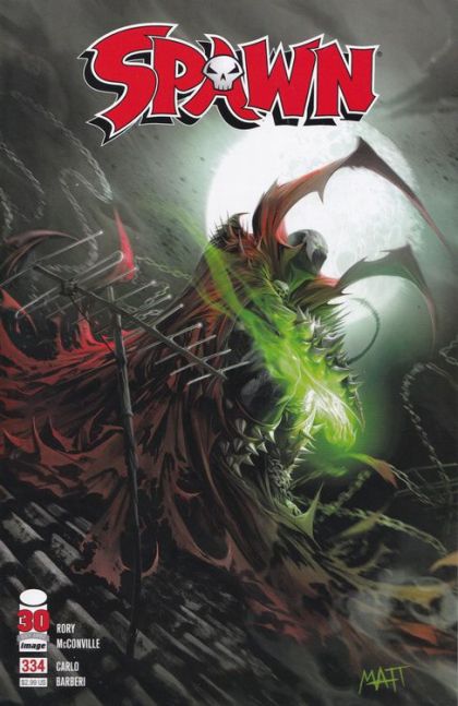 Spawn #334A Francesco Mattina Cover