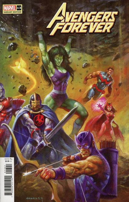 Avengers Forever, Vol. 2 #13D Alex Horley 1980s Avengers Assemble Connecting Cover