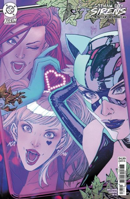 Gotham City Sirens: Unfit for Orbit #5C Guillem March Connecting Variant