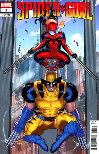 Spider-Girl, Vol. 3 #1E Javier Garrón Spider-Girl Funhouse Mirror Variant