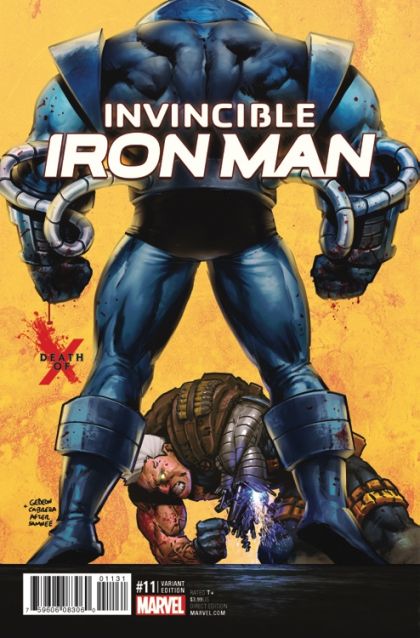 Invincible Iron Man, Vol. 2 #11C Death of X Variant Cover