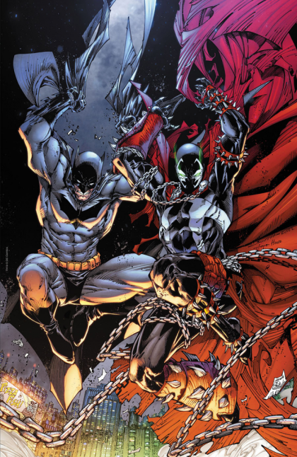 Batman / Spawn #1K Incentive Brett Booth Variant Cover