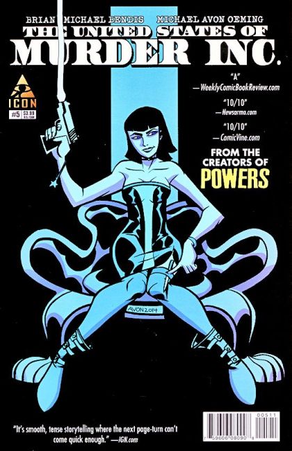 The United States of Murder Inc. #5A Michael Avon Oeming Regular Cover
