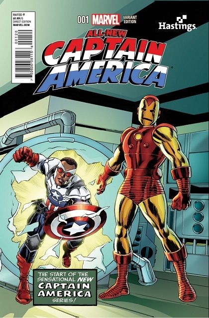 All-New Captain America #1L Hastings Variant Cover