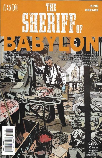 The Sheriff of Babylon #2 Mitch Gerads Regular Cover