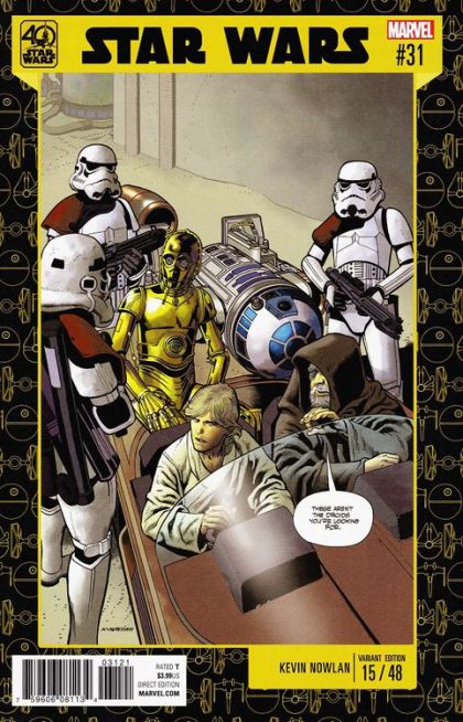 Star Wars, Vol. 2 (Marvel) #31B Kevin Nowlan Star Wars 40th Anniversary Variant