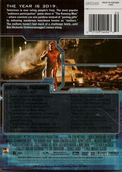 The Running Man (1987) Special Edition - DVD