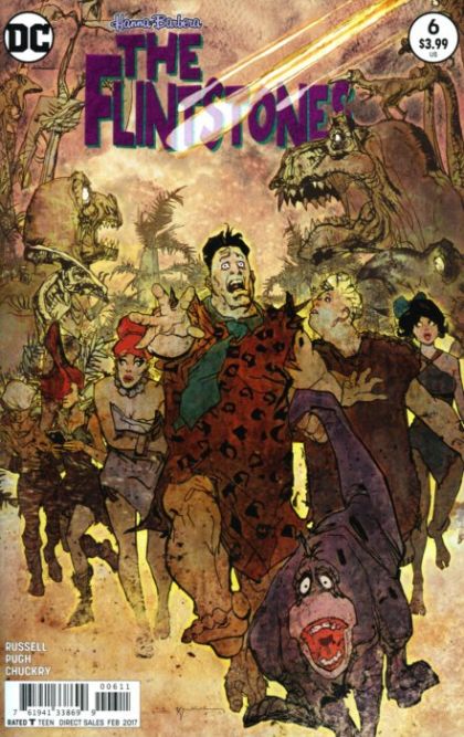 The Flintstones #6A Regular Bill Sienkiewicz Cover