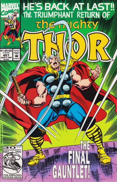 Thor, Vol. 1 #457A Direct Edition