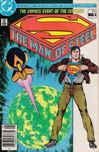 The Man of Steel, Vol. 1 #1C Newsstand Edition