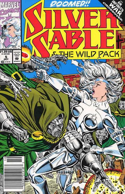 Silver Sable #5B Newsstand Edition