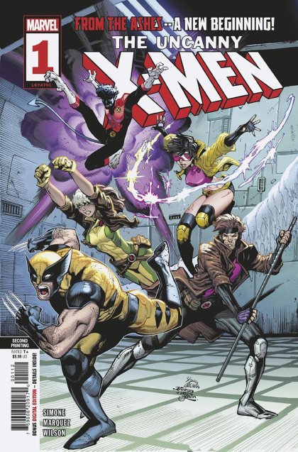 Uncanny X-Men, Vol. 6 #1AE 2nd Printing Ryan Stegman