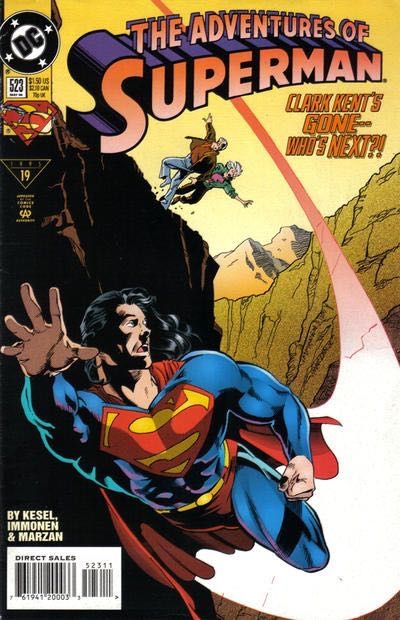 The Adventures of Superman #523A Direct Edition