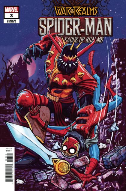 War of the Realms: Spider-Man & the League of Realm #3B Variant Marco DAlfonso Cover