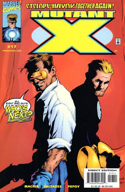 Mutant X #17A Direct Edition