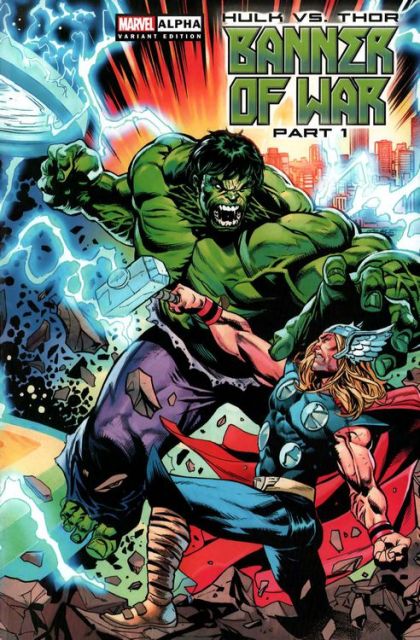 Hulk vs. Thor: Banner of War Alpha #1D Geoff Shaw Wraparound Connecting Cover