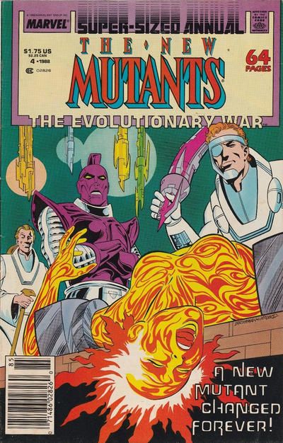New Mutants, Vol. 1 Annual #4B Newsstand Edition