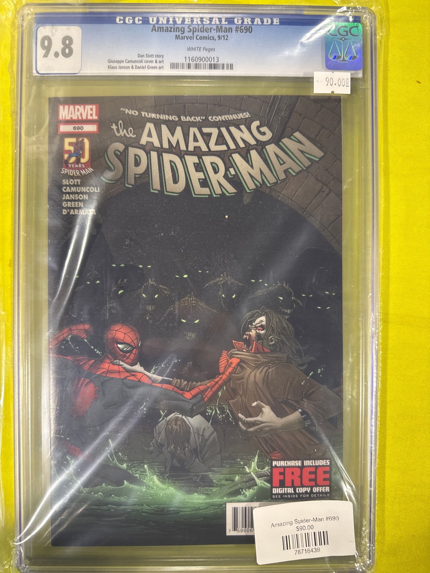 Amazing Spider-man #690 CGC 9.8