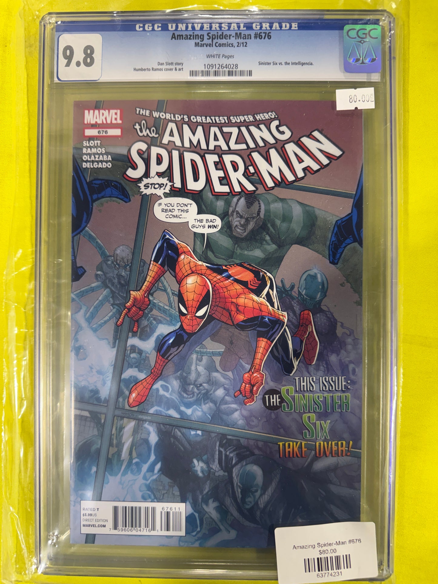 Amazing Spider-man #676 CGC 9.8