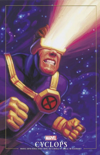 Marvel Super Heroes: Secret Wars - Battleworld #3D Greg Hildebrandt & Tim Hildebrandt Cyclops Variant