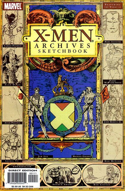X-Men Archives Sketchbook #1 sketchbook