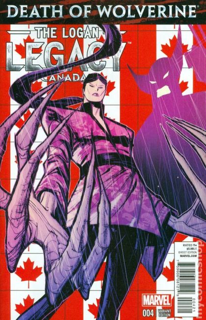 Death of Wolverine: The Logan Legacy #4B Juan Doe Lady Deathstrike Canada variant