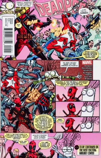 Deadpool, Vol. 5 #15B Scott Koblish Secret Comic Cover